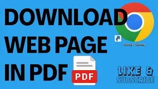 Как скачать веб-страницу в формате PDF | Как сохранить веб-страницу в формате PDF | Преобразовани...