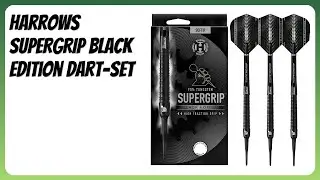 BEWERTUNG (2026): Harrows SUPERGRIP Black Edition Dart-Set. Infos