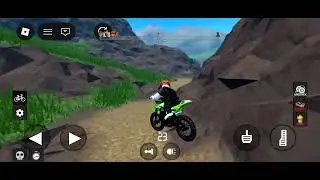 I play dangerous mountain biking in roblox #roblox #shivamgamer#games 
