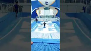 Finding My Rhythm in the waves 🏄&zwj;♂️. #flowrider #royalcaribbean #anthemoftheseas #cruiseship