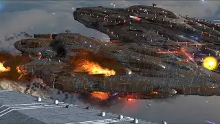 Republic Praetor Battlegroup vs Mon Calamari 99 – Super Dreadnought Fleet Battle