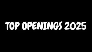 MY TOP 30 ANIME OPENINGS 2025