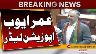 PTI's Omer Ayub Submits His Nomination For Opposition Leader National Assembly - Express News