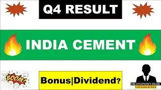India cement q4 Results 2023 | india cement result | india cement share news today | india cement