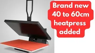 Совершенно новый термопресс размером 40 на 60 см добавлен в Damide FACTORY, мы здесь, чтобы обслу...