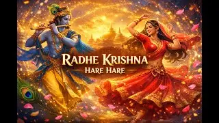 Radhe Krishna Radhe Krishna Hare Hare | Fast Energetic Bhajan Dance Loop | Bhakti Chant