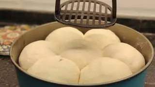 This bread recipe is different! Make the dough round! You can make fresh bread.