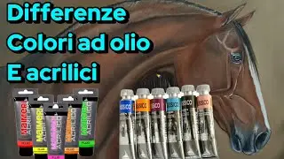 4 principali differenze tra i colori acrilici e quelli ad olio 🎨🖌️