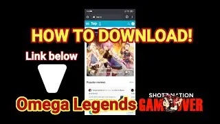 Omega Legends HOW TO DOWNLOAD BETA NOW!