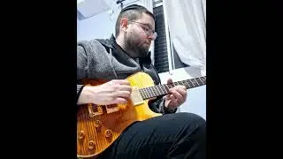 Heavy Rock Guitar Solo with Knaggs Kenai & Bare knuckle Black dog PU🎸😁 #guitar #knaggsguitars #rock