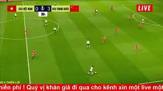 🔴Trực Tiếp || U23 Việt Nam vs U23 Trung Quốc | 22h30 - 20/1 U23 ch&acirc;u &Aacute; ||Simulation Video Games