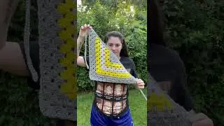 Demigender Pride Flag Collection 🩶💛🤍💛🩶 #crochet #pridemonth #lgbtqia