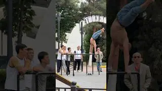 Old man street workout prank👴🏼