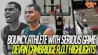 AUBURN commit DEVAN CAMBRIDGE is a BOUNCY ATHLETE that can SCORE ON ALL LEVELS | A.O.T HIGHLIGHTS