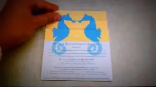 RSVP post card style