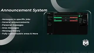 Announcement System - FiveM Script  | [QB]