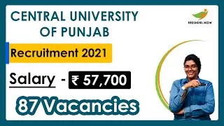 Central University of Punjab Recruitment 2021 | Salary ₹ 57,700 | Latest Job Notification 2021