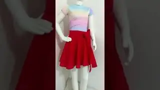 Saias Envelope Infantil Midi Cintura Alta Menina