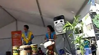 African beats drumming at Blacktown festival