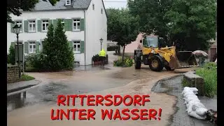 Land unter: Hochwasser in Rittersdorf bei Bitburg!