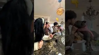 Kissing my dog in front of my family prank 😂