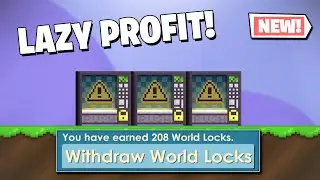 LAZY PROFIT in Growtopia! How to get RICH FAST without farming in 2021! (INSANE PROFIT)