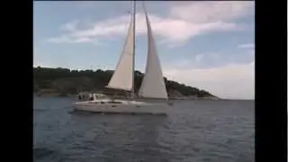 Sailing with Oceanis 50 - open Sails