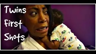 THE TWINS GOT THEIR FIRST SET OF SHOTS | HARD TO WATCH