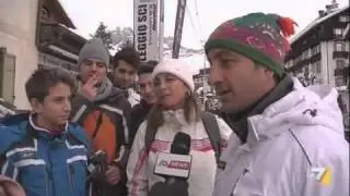 Cortina, neve, buio, freddo e polemiche