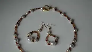 Necklace and Beads in Medieval Style Ожерелье и Серьги в Старинной Стилистике