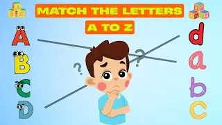 Match the Pairs: Capital & Small Letters (A&ndash;H) | Fun Alphabet Learning for Kids | Part 1 of A&ndash;Z