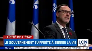 Laïcité de l'État: Québec s'apprête à serrer la vis