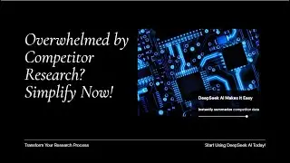 Simplify Competitor Research Instantly with DeepSeek AI ⚡ | Market Research Made Easy
