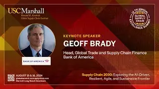 Day 1: Key Note Speaker - Geoff Brady