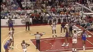 MICHAEL JORDAN: 32 pts vs Detroit Pistons (1989 Playoffs-Game 6)