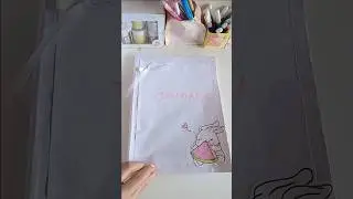 cute journal cover page#trending #diy #homemadepapercraft #shorts #cuddle #cloud