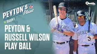 Russell Wilson talks with Peyton Manning about being a two sport athlete