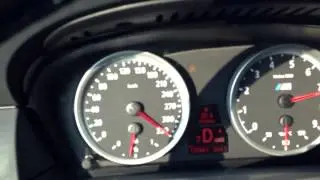 BMW M5 E60 F1 Top Speed 340 kmh - Black Beast Acceleration!