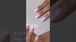 Babyboomer con Base Rubber #nailart #unghie #semipermanente
