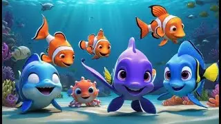 Ocean Dance with Baby Sharkie 🦈🌊 | Fun Kids Song | Underwater Adventure Rhyme
