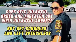 Unlawful Arrest Threat EXPOSED: Citizen Teaches Cops the Law! #copdismissed #idrefusal #walkofshame