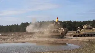U.S. Army Secretary Fires M1 Abrams Tank with Troops in Poland!