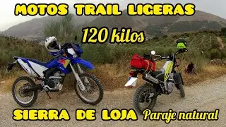 MOTOS TRAIL LIGERAS POR LA SIERRA DE LOJA. GRANADA