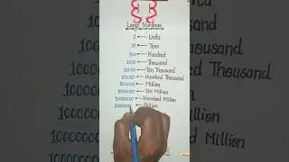 large numbers writing #large number#number #youtube #trending #math #advance