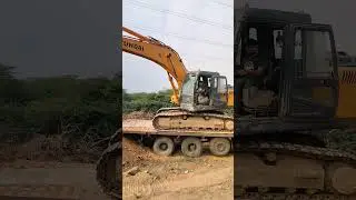 Excavator ramp tailor loading