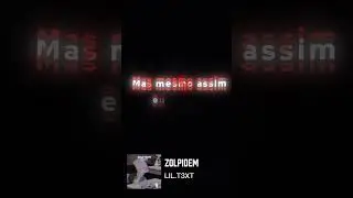 LIL.T3XT - Zolpidem - Edit