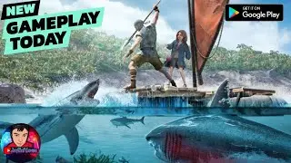 LOST IN BLUE (GLOBAL) 2021 New Survival-Game Mobile Android-Gameplay