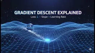 Gradient Descent Explained | How AI Models Learn (No Maths, Super Simple Visuals)