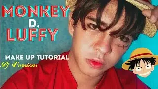 PJ Versions : Monkey D. Luffy Make-up Tutorial (One Piece Cosplay)