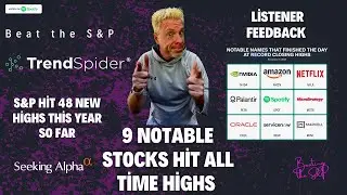 New All Time Highs? Wait to buy the dip? $NVDA $AMZN $NFLX $PLTR $SPOT $MSTR $ORCL $QQQ $SPY $NOW $F